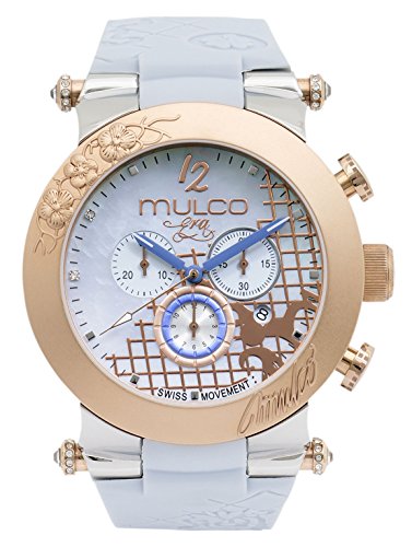 MULCO Women's MW3-13403-423 Era Analog Display Swiss Quartz Blue Watch