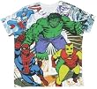 Marvel Comics Superheroes White T-shirt Tee
