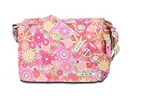 BeAll Messenger Style Changing Bag Zany Zinnias