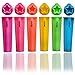 Ice Pop Molds - POPEEZ STAR SHAPE - Set of 6 Popsicle molds, Fun Colors Ice Pop Maker / Ice Cream Molds, Gift Box