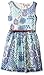 Speechless Girls' Printed Lace Knee Length Sleeveless Boat Neck Side Zipper