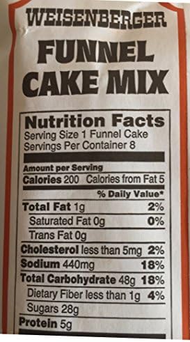 Weisenberger Mills Funnel Cake Mix - A Ky Proud Product 8 Oz 5 Packs