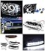 F250 Super Duty Excursion Chrome Halo Projector Headlights+6-LED Fog Lamps