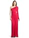 BCBGMAXAZRIA Women's Anadia One Shoulder Gown, Azalea, Medium