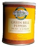 Farmer Brothers Dried Green Bell Peppers, 1/4 " - 1 lb 4 oz Can
