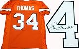 Thurman Thomas ''2x All American'' Autographed/Hand Signed Oklahoma State University Jersey (JSA)