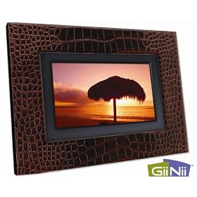 \#4 Amazon.com: GiiNii 7 Inch Digital Picture Frame in Embossed Leather Frame: Electronics