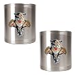 Florida Panthers 2pc Stainless Steel Can Holder Set- Primary Logo NHL Hockey