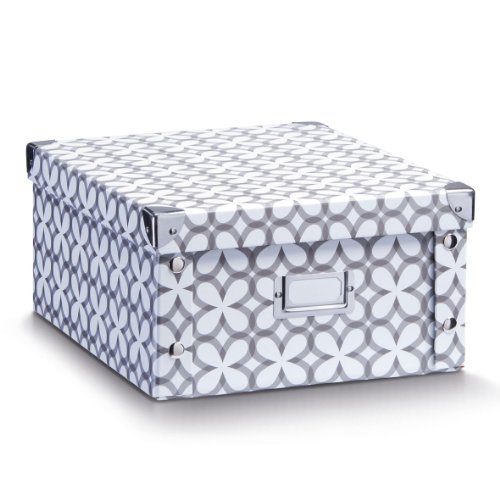 Zeller 17897 Aufbewahrungsbox  "Retro" Pappe, 31 x 26 x 14 cm