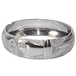 Costume Jewelry Rodium Plated Bracelet from India Unique Gift for Her 2.3 inches