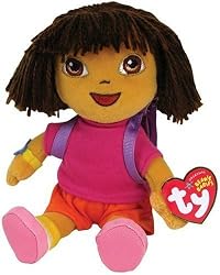 Ty Beanie Baby Dora the Explorer (Styles and Colors may vary)