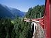 The Glacier Express Crosses a Bridge in Switzerland Photographic Poster Print by Taylor S. Kennedy, 16x12