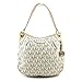 Michael Kors Bedford Large Convertible Shoulder Bag in Vanilla - Cream