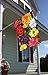 Toland Home Garden 102064 Zippy Zinnias Spring Flag 28x40 Inch Double Sided Spring Garden Flag for Outdoor House summer Flag Yard Decoration