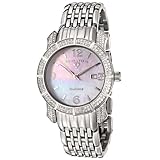 Swiss Legend Women's 23024-WMOP Marquise Diamond Collection Stainless Steel Watch