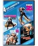 4 Film Favorites: Leslie Nielsen (Naked Gun From The Files Of Police Squad, Naked Gun 2 & 1/2 : The Smell Of Fear, Naked Gun 33 1/3: The Final Insult, Wrongfully Accused)