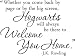 Whether you come back by page or by the big screen, Hogwarts will always be there to welcome you hom