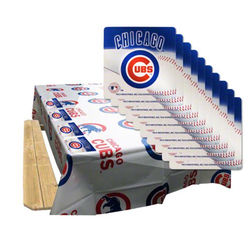Chicago Cubs Tablecloth Coaster Pack