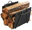 Fireplace BLK Log Tote