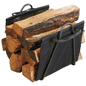 PANACEA PRODUCTS CORP 15216 FIREPLACE LOG TOTE - BLACK
