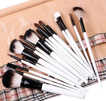 20 PCS Pro Cosmetic Makeup Brushes Set Kit Pro Eyebrow Lip Eyeshadow Set Kit Soft Accessory