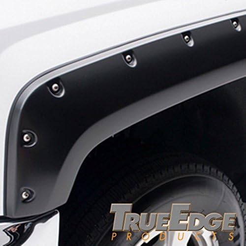True Edge FLZ209122-P Rivetz Style Fender Flares for 2014 - 2015 GMC Sierra 1500 - Painted