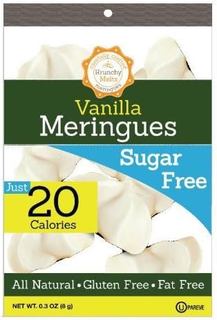 Krunchy Melts Meringues Sugar Free Vanilla -- 0.3 oz (PACK OF 10)