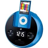 iLive CI109 AM/FM Clock Radio with Dock for iPod - Blue
