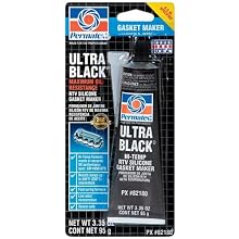 Permatex 82180-12PK Ultra Black Maximum Oil Resistance RTV Silicone Gasket Maker, 3.35 oz. Tube (Pack of 12)
