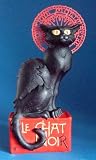 Le Chat Noir Black Cat Statue by Steinlen