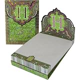 H Monogram Punch Studio Paisley 75-Page mini notepad - magnetic closure jewel on tab