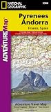 Pyrenees Andorra Adventure Travel Map: France, Spain (Adventure Map (Numbered))