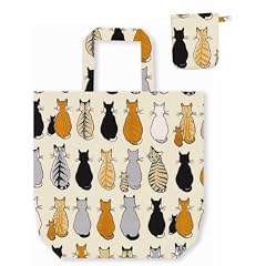 ULSTER WEAVERS Einkaufstasche Tasche PVC - Mini Maxi Shopper mit Motiv-Anh�nger - Serie 'cats in waiting' - Katzen Moti