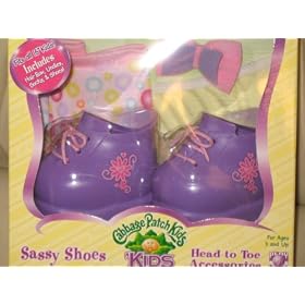 Cabbage Patch Kids Sassy Shoes Head to Toe Accessories Purple Sneakers by Cabbage Patch Kids