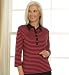 Classic Collection 34 Sleeve Stripe Rugby Top