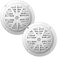 Pyle PLMR41W Dual 4.0'' Waterproof Marine Speakers, 2-Way Full Range Stereo Sound, 100 Watt, White (Pair)