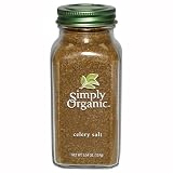 Simply Organic Celery Salt Certified Organic, 5.54-Ounce Containers  (Pack of 3)