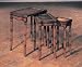Safari Nesting Tables - Set of 3 - Den Living Dining Family Rooms New