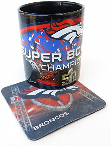 Denver Broncos, NFL , Fabric Mouse Pad, Also Includes Computer Decal and #1 Fan Magnet, Computer, Electronics Accessory, Size 9x10, Three Set
