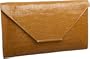 Abas Rose 717-60 Envelope Clutch,Tan,one size
