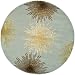 Safavieh Handmade Soho Blue Burst New Zealand Wool Rug 6' Round