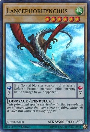 Yu-Gi-Oh! - Lancephorhynchus (NECH-EN000) - The New Challengers - 1st Edition - Super Rare