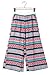 Chelsea Apparel - Girls Border Printed Wide Leg Pants MP1610-3