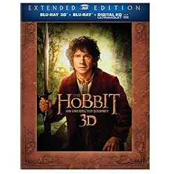 The Hobbit: An Unexpected Journey (Extended Edition) (Blu-ray 3D + Blu-ray + UltraViolet)