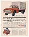 1962 Ford Medium Duty Truck Big Six Engine Print Ad