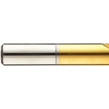 Magafor 0895 Series Cobalt Steel Titanium Nitride (TiN) Combination Spotting Drill and Countersink Bit, 2 Flute, 90 Degrees Cutting Angle, 0.630" Cutting Length