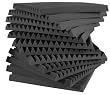 Auralex Studiofoam Charcoal Wedge Panels 2'x2'x2" 12-Pack