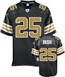 Men`s New Orleans Saints #25 Reggie Bush Alternate Replica Jersey