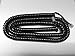 The VoIP Lounge 25 Foot Gloss Black Long Handset Receiver Curly Coil Cord for Landline Phone