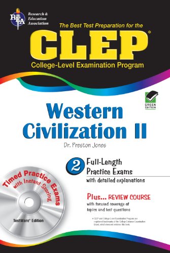 CLEP Western Civilization II w/CD-ROM 1648 to the  Present (CLEP Test Preparation)